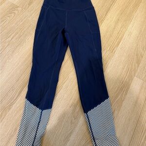 Southern tide Leggings with Striped Detail